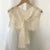 Korean Style Decorative Fake Collar Shawl Wrap Hollow Out Embroidery Sunflower Leaves Lace Necklace Short Poncho Capele