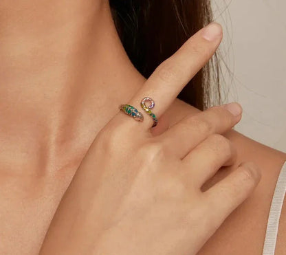 Sterling Silver Chameleon Ring