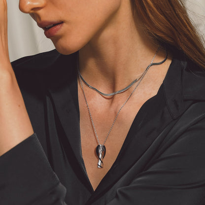 Virgin Mary Angel Wings Urn Cremation Pendant Necklace for Ashes