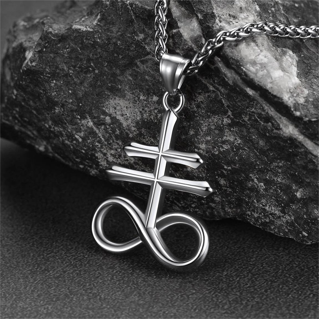 Church of Satan Leviathan Cross Necklace Pendant for