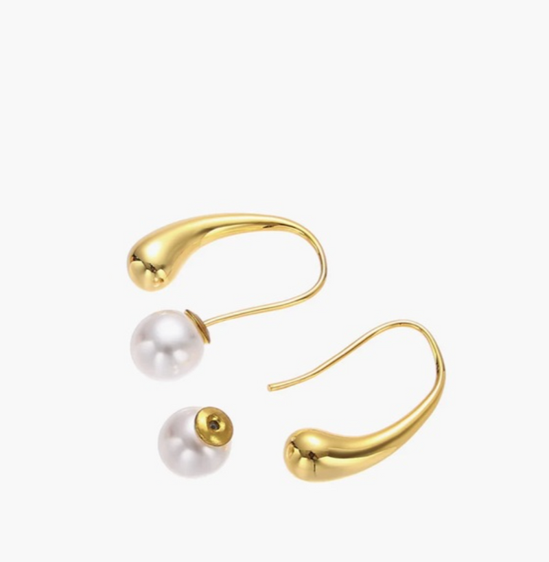 Justine Convertible Pearl Earrings
