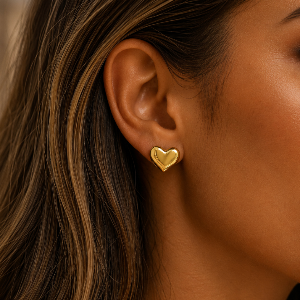 "flynn" Heart Earrings