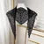 Korean Style Decorative Fake Collar Shawl Wrap Hollow Out Embroidery Sunflower Leaves Lace Necklace Short Poncho Capele