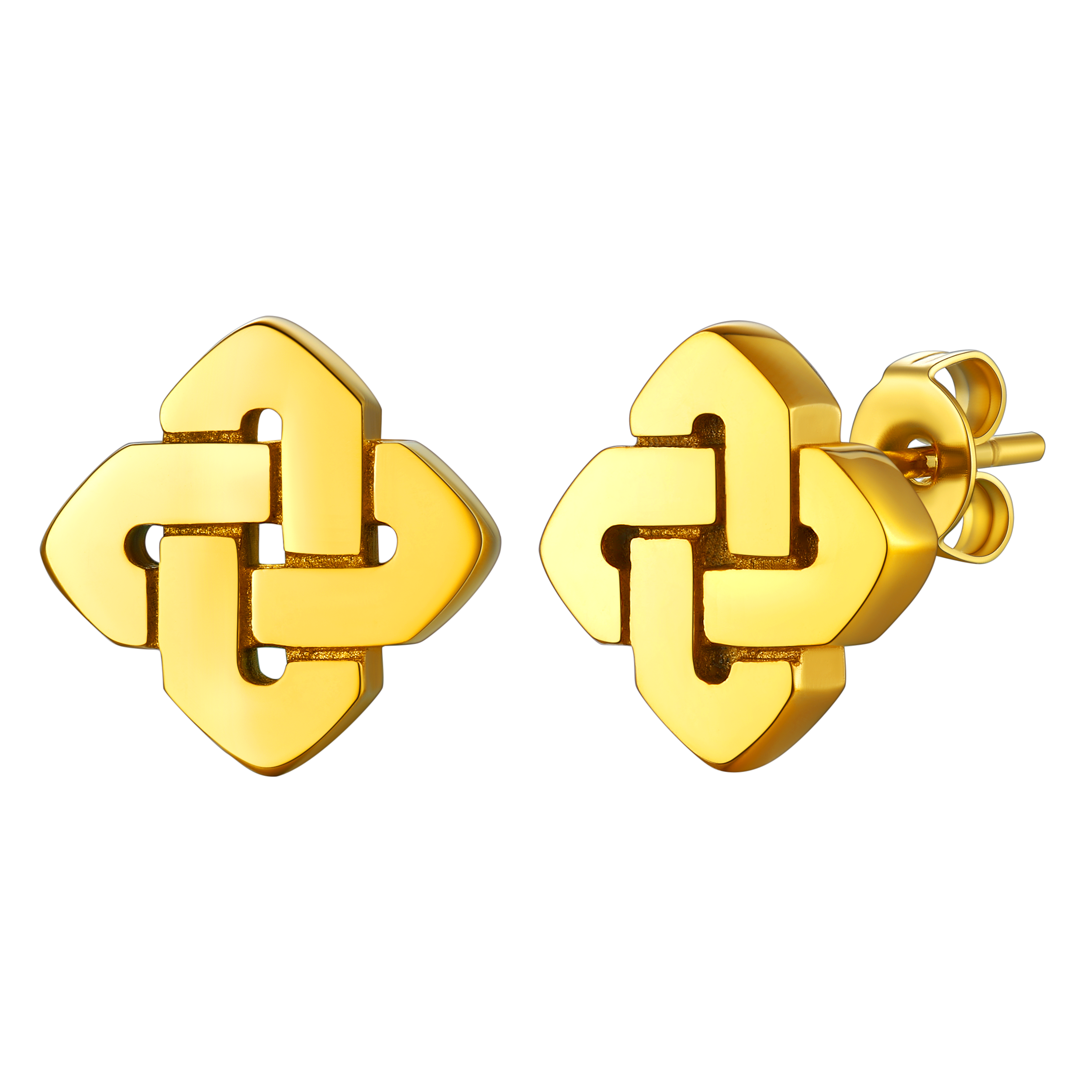 Flash Celtic Stud Earring for