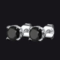 1ct Moissanite Round Cut Diamond Stud Earrings for in 925 Sterling Silver