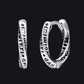 Minimalism Mobius Hoop Earrings for