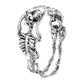 Faithheart Stainless Steel Body Skull Skeleton Bracelet for