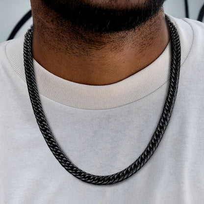 Thick Miami Cuban Curb Link Chain Necklace for