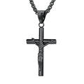 Flash Christian Savior Cross Necklace for Man