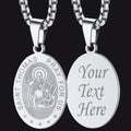 Saint Thomas Aquinas Necklace Catholic Patron Medal