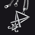 Satanic Sigil of Lucifer Necklace for Stainless Steel