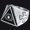 All Seeing Eye Ring Eye of Providence Ring for