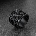 Freemason Masonic Stainless Steel Ring Band for