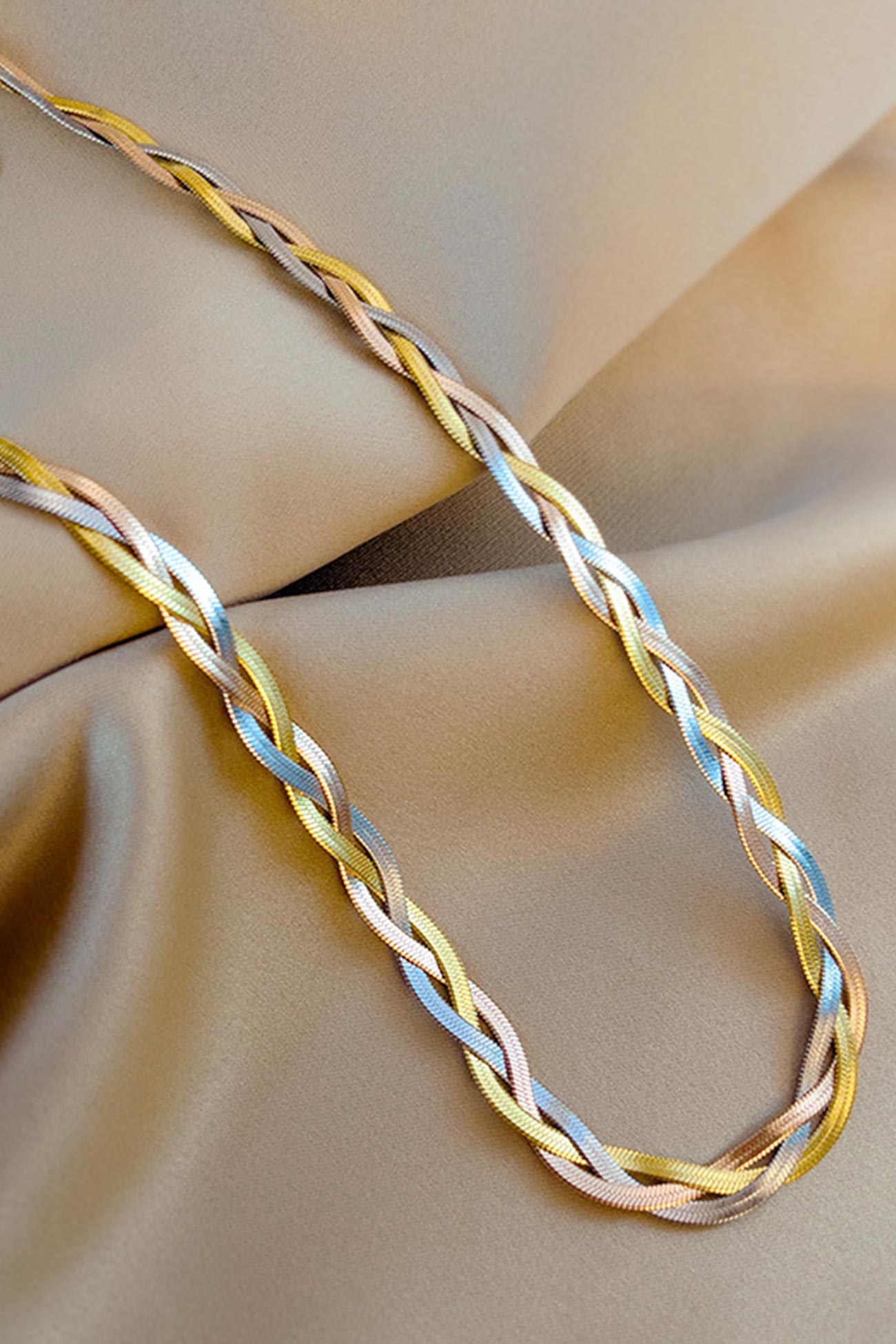 Three Layer Braided Necklaces
