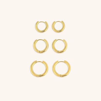 Timeless Hoop Trio Set Earrings