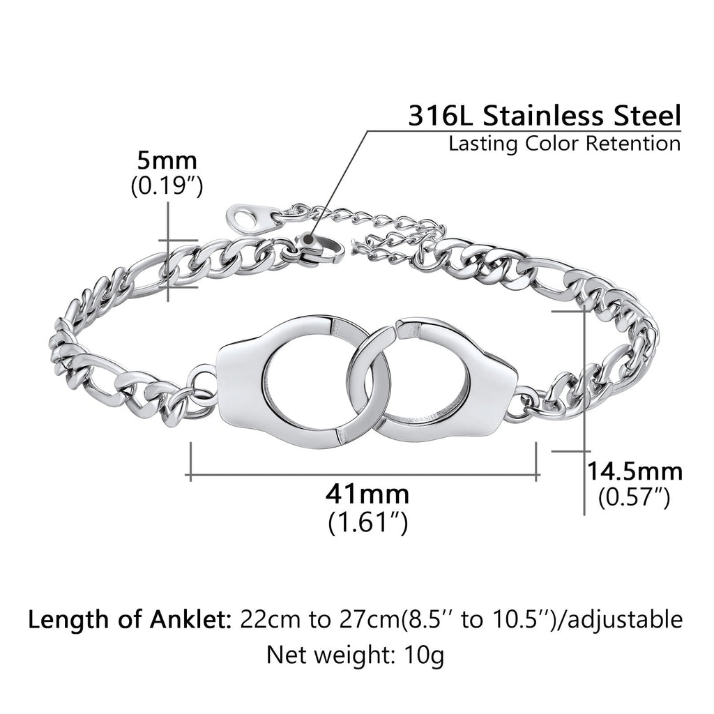 Handcuff Chain Ankle Bracelet for