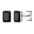 Flash Sterling Silver Stud Earrings for