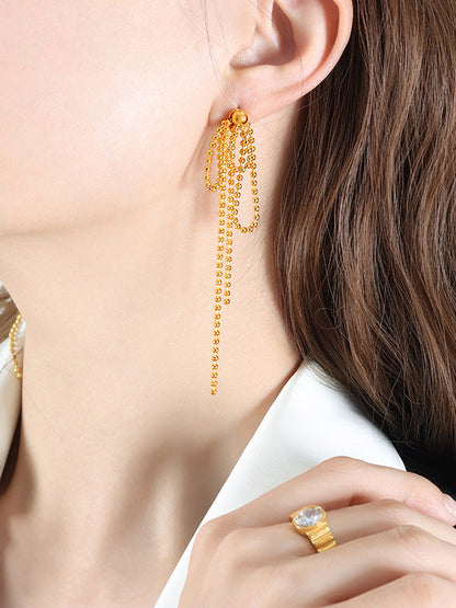 Color Tasseled Earrings Accessories