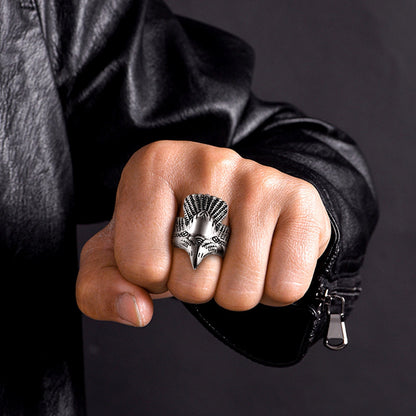 Retro Eagle Ring for Stainless Steel