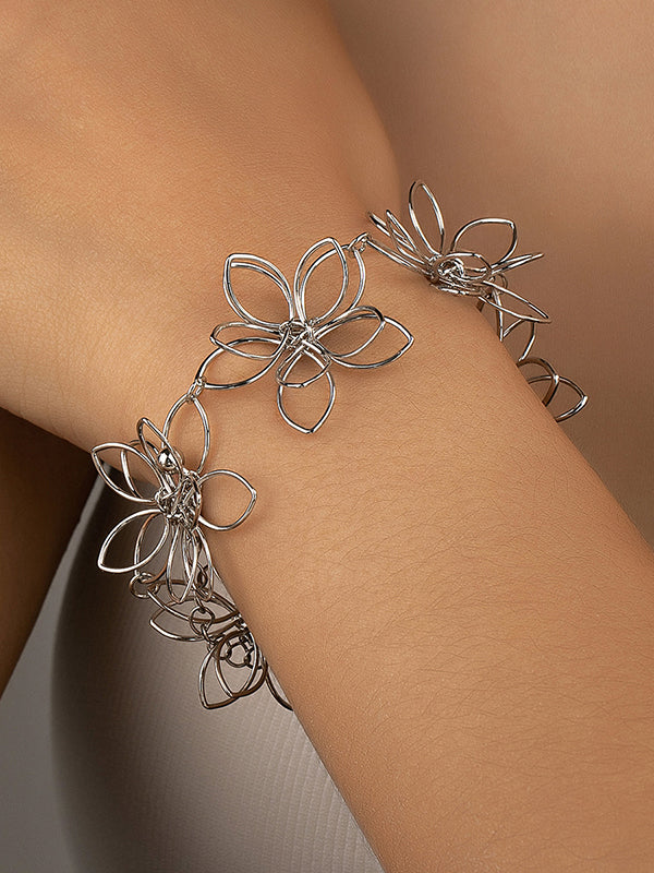 Flower Shape Hollow Bracelet Accessories