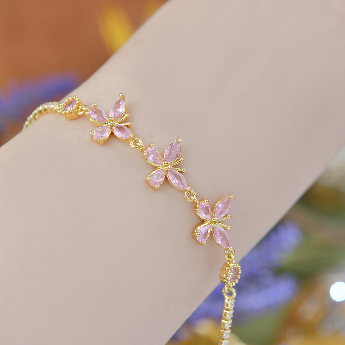 Adelaide Bracelet in Pink