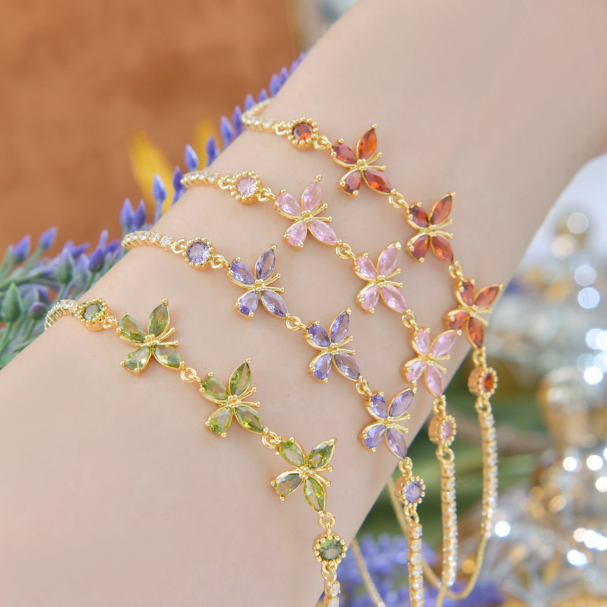 Adelaide Bracelet in Pink