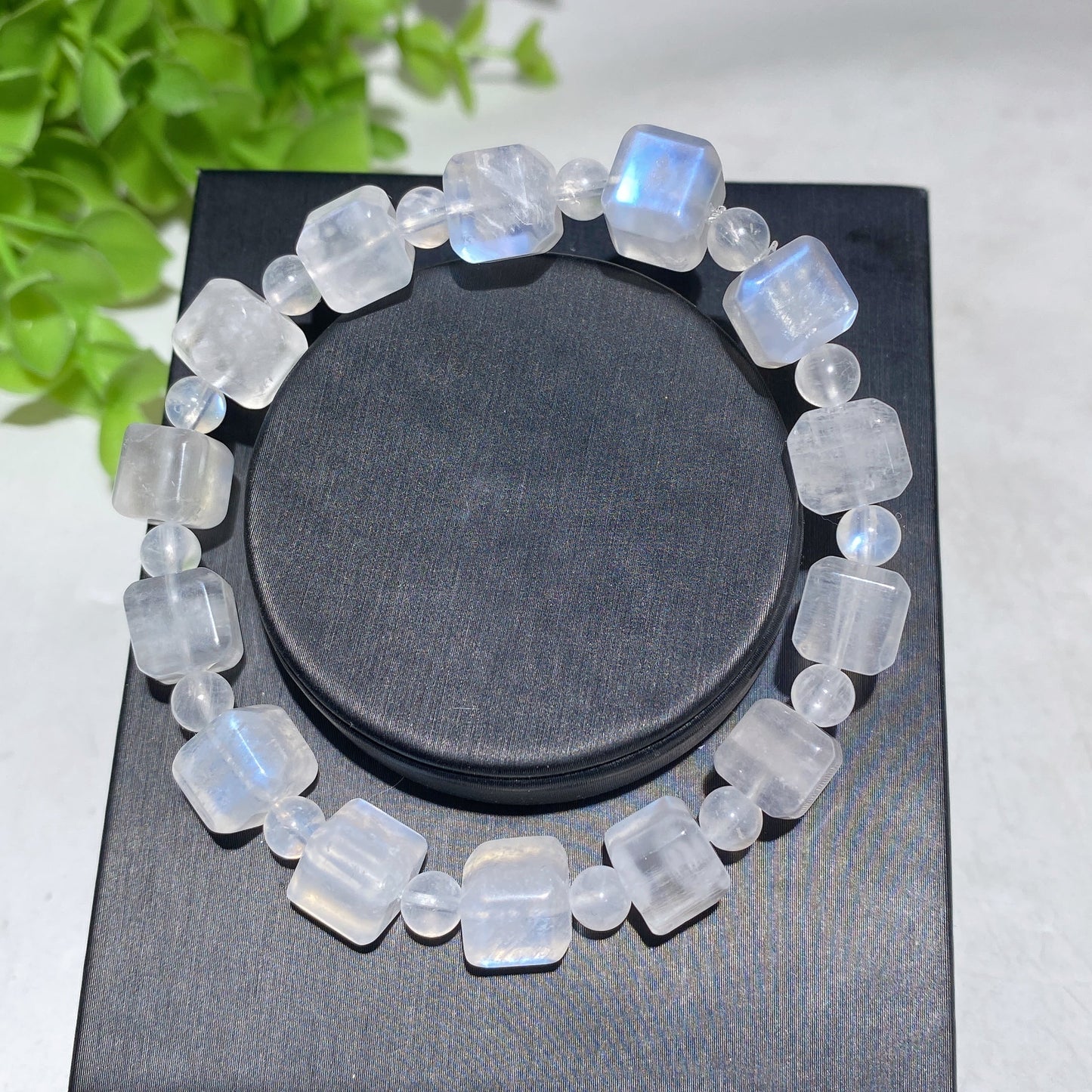 Adjustable Crystal Healing Bracelet With Natural Gemstones