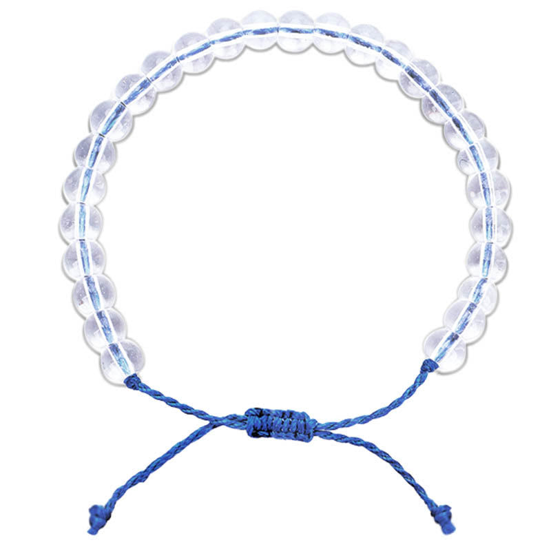 Adjustable Handmade Glass Beads Spiritual Bracelet