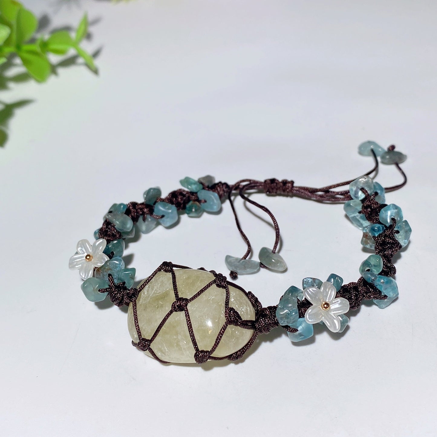 Adjustable Mixed Crystal Spiritual Bracelet 5-7cm Healing Energy
