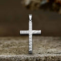 American Flag Cross Stainless Steel Pendant