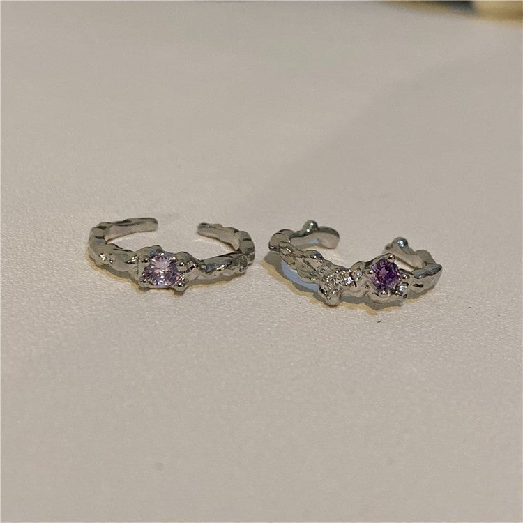 [] Brielle Amethyst Ring Set