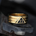 Angel Number 33 Stainless Steel Ring
