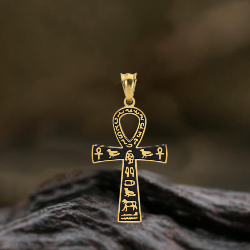 Ankh Cross Ancient Egyptian Symbol Stainless Steel Pendant