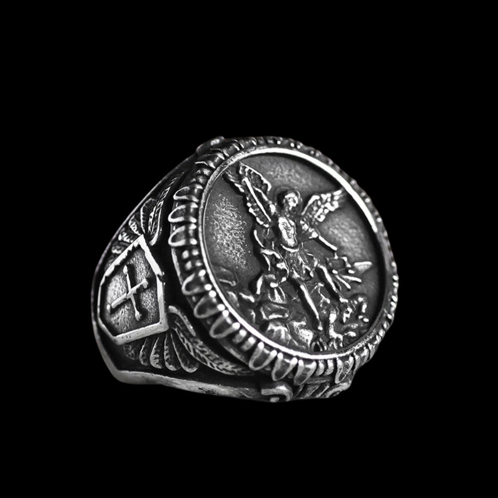 Archangel St. Michael Protect Us Ring