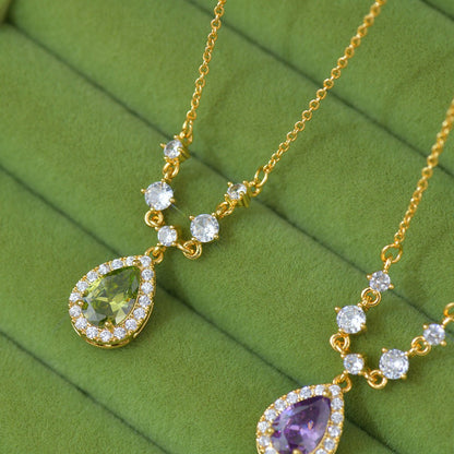 Aurelia Peridot Necklace