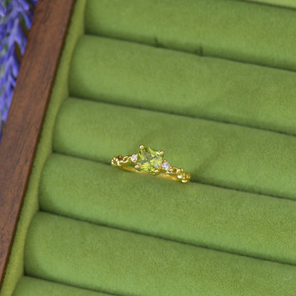 Ayla Peridot Ring in Gold