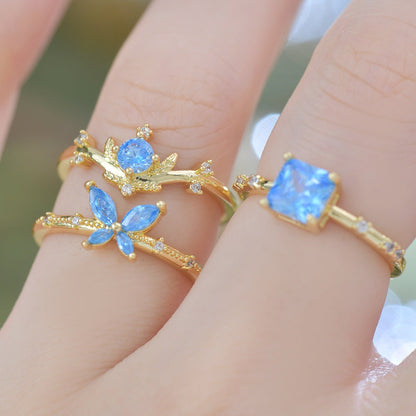 Azure Butterfly Ring