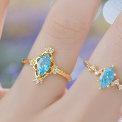 Azure Celestia Ring