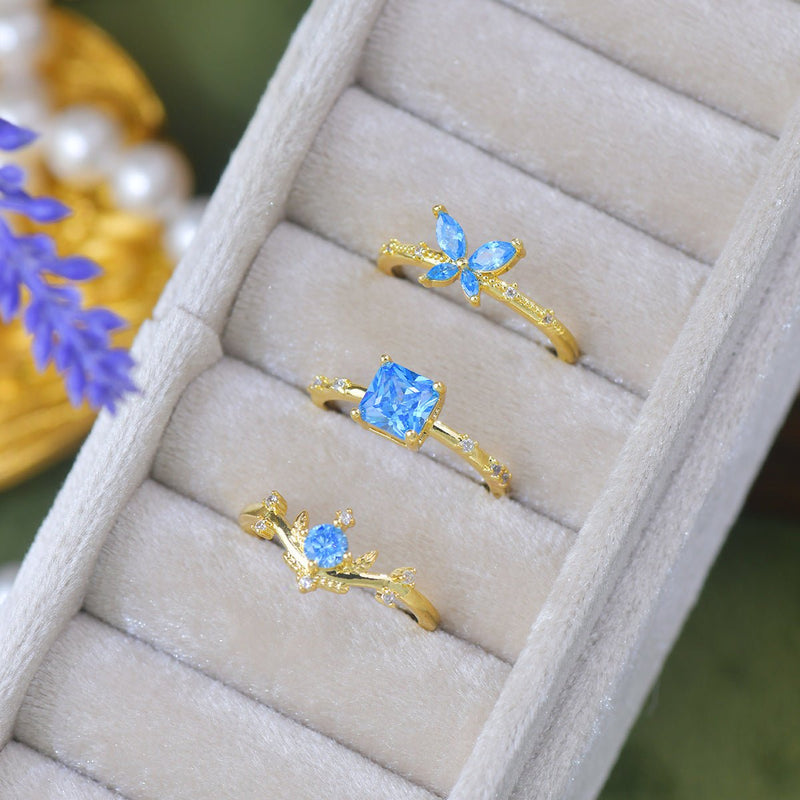 Azure Tiara Ring