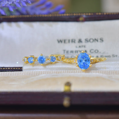 Azure Trilogy Ring