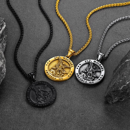 Archangel St. Michael Pendant Necklace for