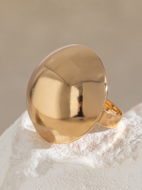 Geometric Shiny Rings Accessories