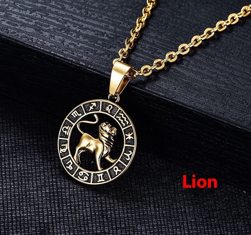 Celestial Zodiac Amulet Necklace