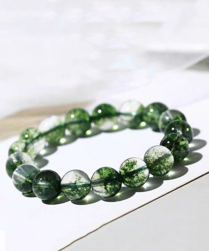 Green Ball Crystal Beaded Bracelet