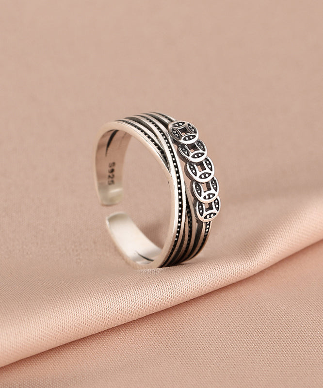 Sterling Silver Copper Coin Rings