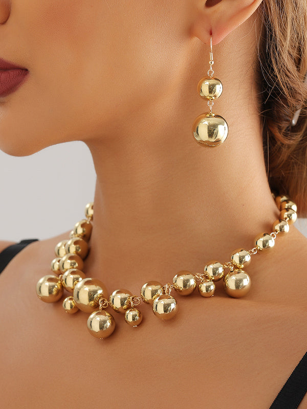 Split-joint Earrings Accessories + Necklaces Accessories Three Pieces