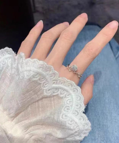 Silk Copper Zircon Rings