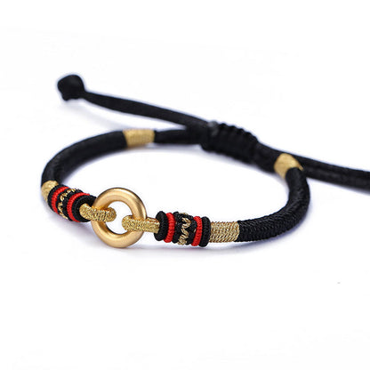 Red String Bracelet With Silver 999 for Protection and Luck
