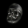 Bearded Skull Ring