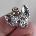 Beerus Cat Head Sterling Silver Pendant